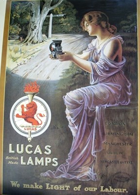 Lot 56 - A good quality re-printed Lucas poster