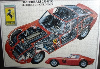 Lot 57 - Three framed Ferrari items