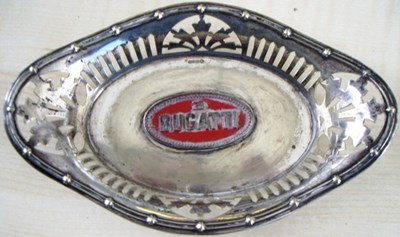 Lot 106 - Bugatti. an oval-shaped trinket dish