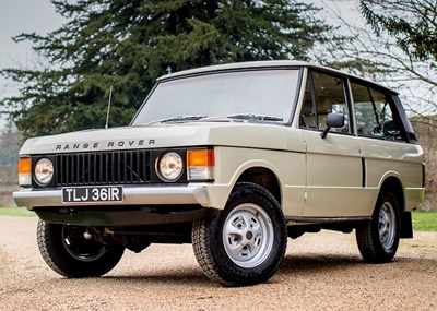 Lot 184 - 1976 Range Rover Suffix D 'Two door'