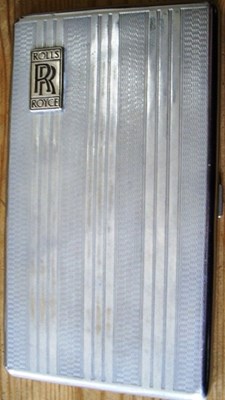 Lot 110 - Rolls-Royce cigarette case