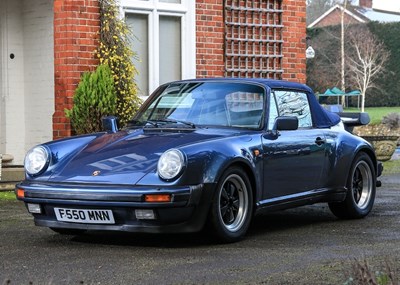 Lot 244 - 1989 Porsche 911/930 Turbo Cabriolet