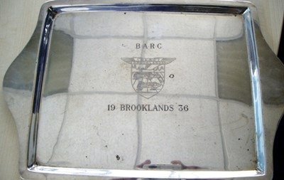 Lot 116 - Brooklands clubhouse tray