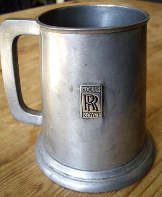 Lot 178 - Rolls-Royce, A glass bottomed tankard