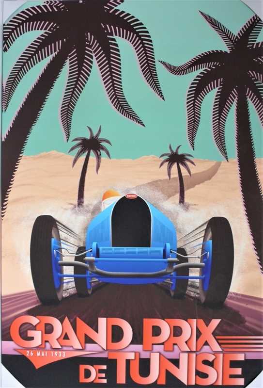 Click for high resolution Lot 81 - A signed Ferrari wall sign in the shape of the bonnet badge signed by Mansell and Scheckter