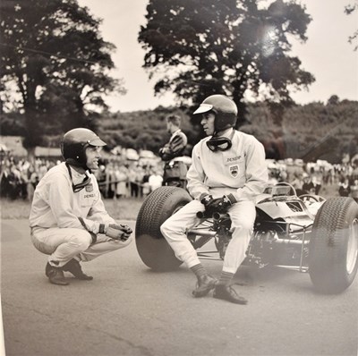 Lot 103 - A Michael Turner print, Jenson Button driving the McLaren-Mercedes at the Canadian Grand Prix and a b&w signed shot of Button