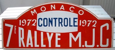 Lot 31 - M J C control road sign