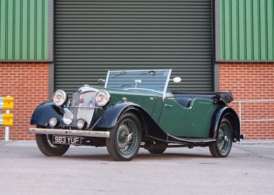 Lot 223 - 1938 Riley 12/4 Tourer by Wilkinson & Son of Derby