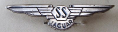 Lot 36 - Jaguar SS pin badge