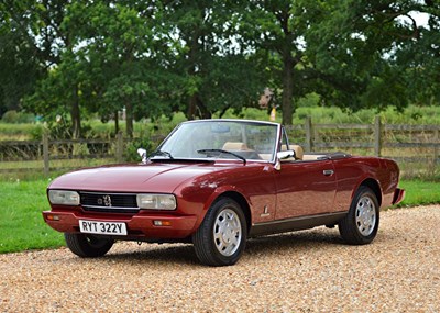 Lot 151 - 1983 Peugeot 504 Monte Carlo Cabriolet