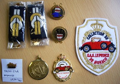 Lot 87 - Monaco related badges