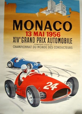 Lot 157 - 1956 Monaco GP poster