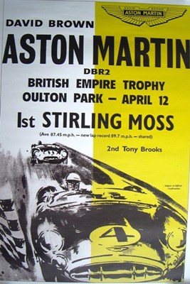 Lot 164 - Aston Martin victory poster