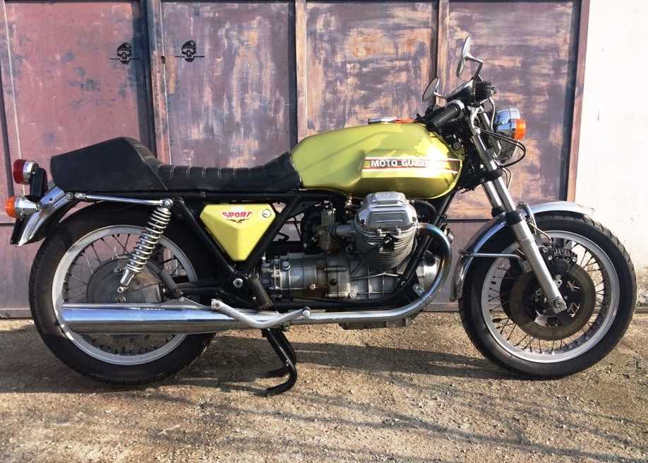 Click for high resolution Lot 105 - 1973 Moto Guzzi V7 Sport