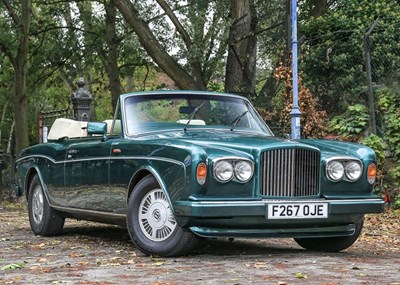 Lot 197 - 1989 Bentley Continental Convertible