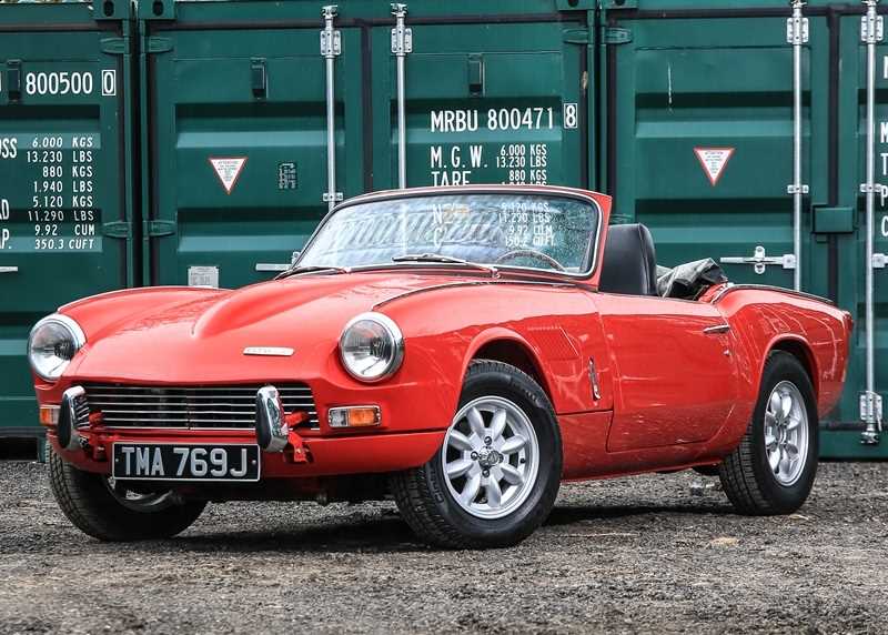 Click for high resolution Lot 168 - 1970 Triumph GT6 Mk. II Convertible