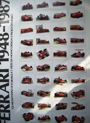 Lot 54 - Two large Ferrari F1 posters