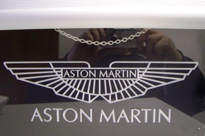 Lot 55 - An illuminated Aston Martin sign