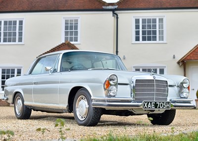 Lot 296 - 1970 Mercedes-Benz  280 SE Coupé (3.5 litre, V8)