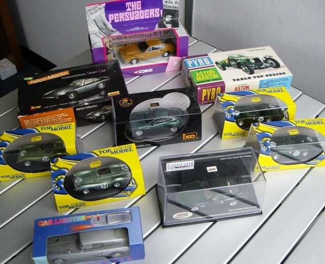 Click for high resolution Lot 97 - 10 Aston Martin models