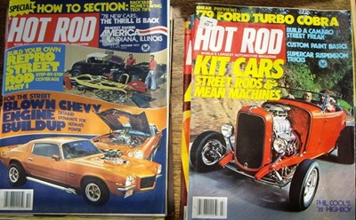 Lot 103 - Two boxes of motoring magazines