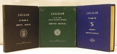 Lot 7 - Three original Jaguar workshop manuals