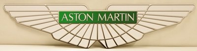 Lot 28 - A laser cut Aston Martin garage wall or showroom wall sign