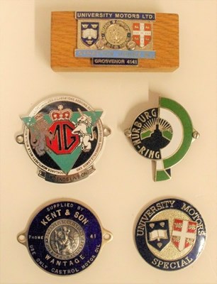 Lot 31 - Five dashboard plaques