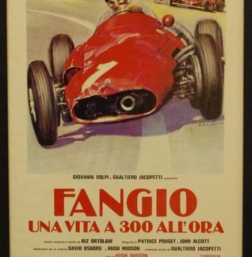 Lot 33 - An original 1981 film poster for the Italian film ‘Una vita a 300 all’ora’