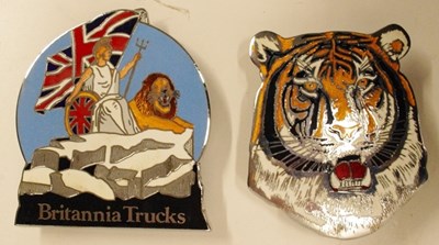 Lot 44 - Two commercial vehicle badges