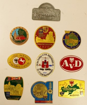 Lot 47 - Ten regional German motoring badges