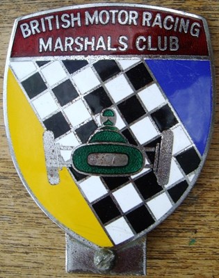 Lot 133 - BMRMC. A good enamel badge