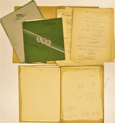 Lot 76 - Murray Jamieson and Harry Mundy’s ERA engineering archive.