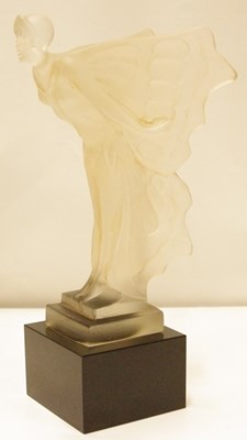 Lot 99 - A large opaque glass mascot in the art-deco style