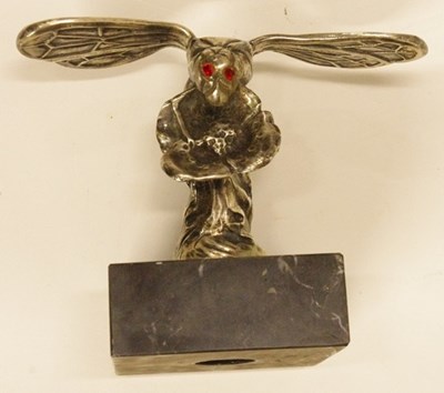 Lot 106 - An early 1920s French motor mascot ‘La Guêpe‘(‘The Wasp’) by E. Urbain