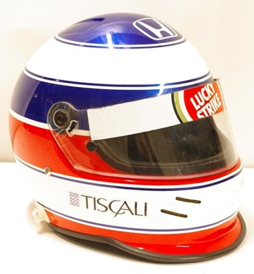 Lot 122 - A full face Bell crash helmet from the collection of Ross Braun