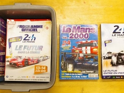Lot 1 - A selection of approximately 35 Le Mans race programmes dating from the 1990s onwards.