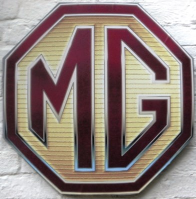 Lot 113 - MG garage wall sign