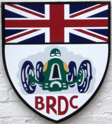 Lot 120 - BRDC. A Hanging wall plaque