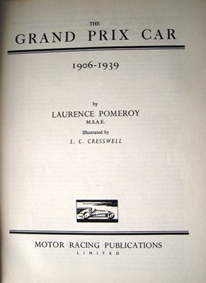 Lot 146 - The Grand Prix car 1906-1939