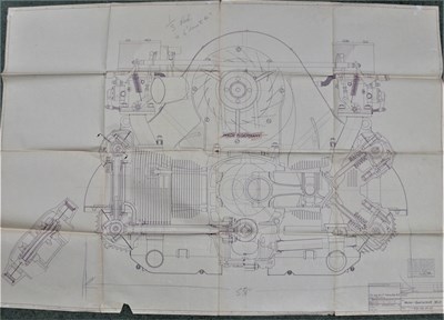 Lot 61 - A selection of approximately 40 blueprints