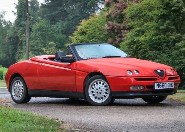 Click for high resolution Lot 139 - 1996 Alfa Romeo Spider