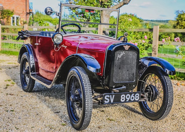 20er Jahre Vintage Austin 7 Chummy Zündkerzen HT Lead Set Magneto