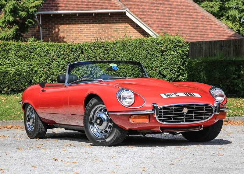 Click for high resolution Lot 162 - 1972 Jaguar E-Type Series III Roadster