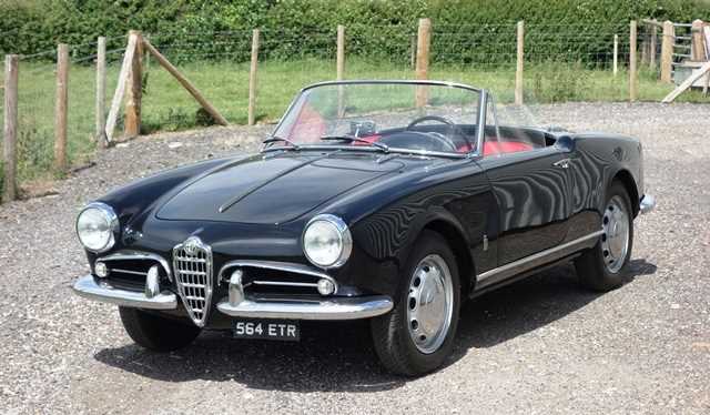 Click for high resolution Lot 135 - 1958 Alfa Romeo Giulietta Spider
