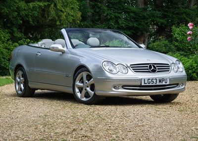 Lot 136 - 2003 Mercedes-Benz CLK 500 Elegance