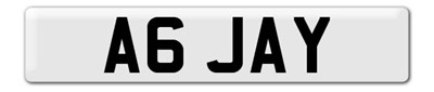 Lot 108 - Number Plate: A6 JAY