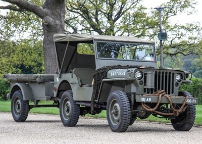 Lot 145 - 1943 Willys  Jeep & Trailer