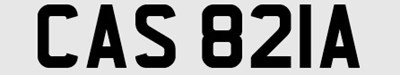 Lot 109 - Number plate: CAS 821 A
