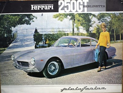 Lot 16 - An original sales brochure for the Pininfarina Ferrari 250GT Berlinetta